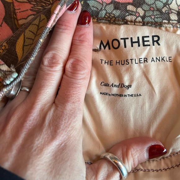 MOTHER | The Hustler Ankle | Cats and Dogs Floral | Sz 31 - Picture 4 of 10